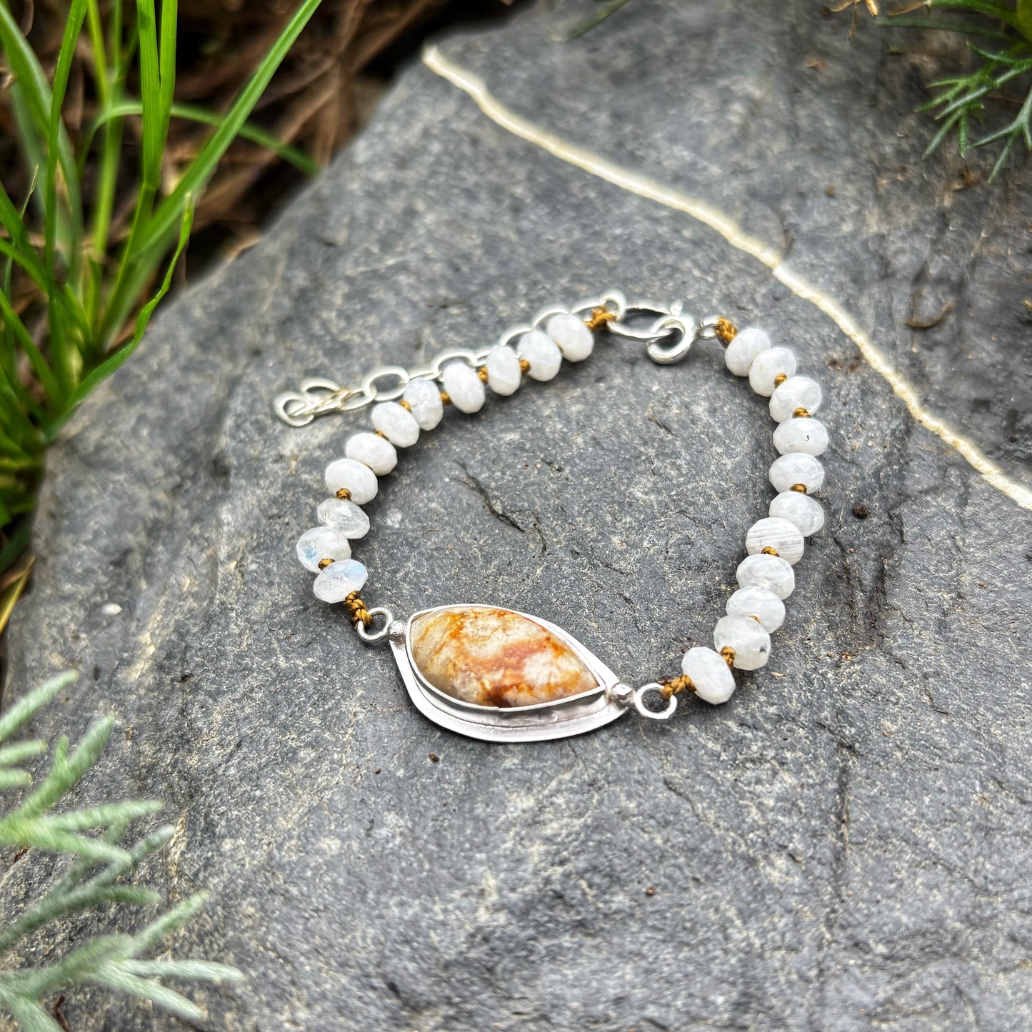 Autumn Moonstone Bracelet