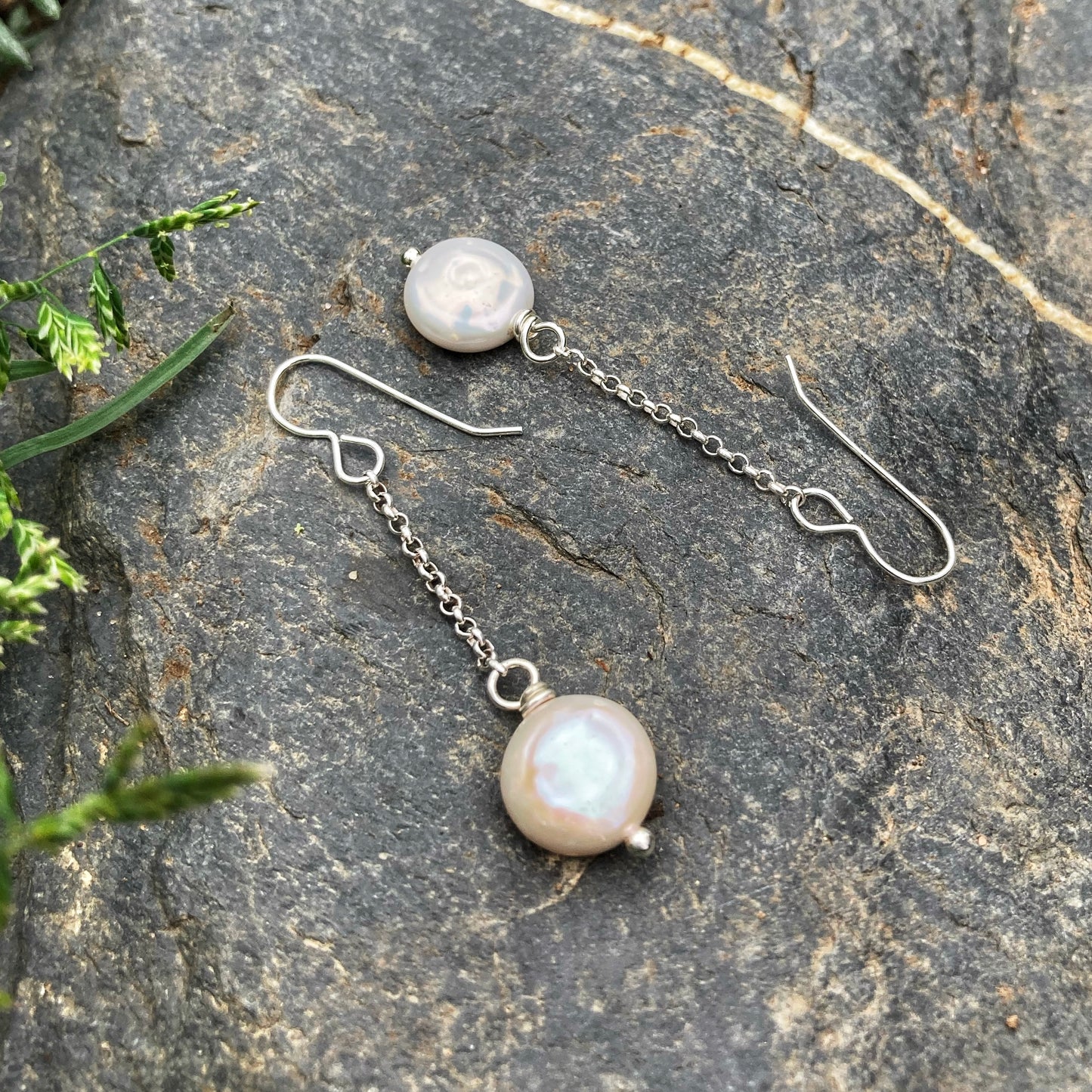 Ocean Pearl Drop Earrings