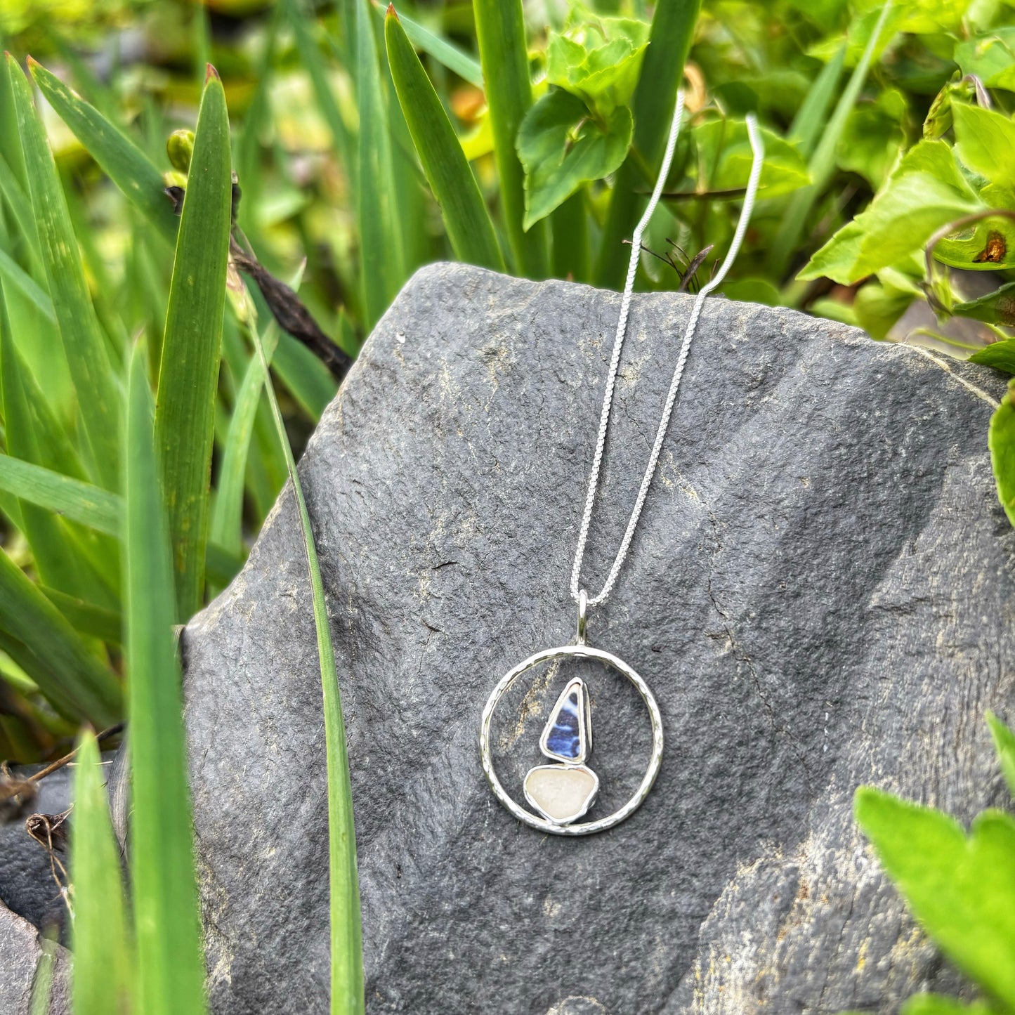 Encircled Sailboat Necklace