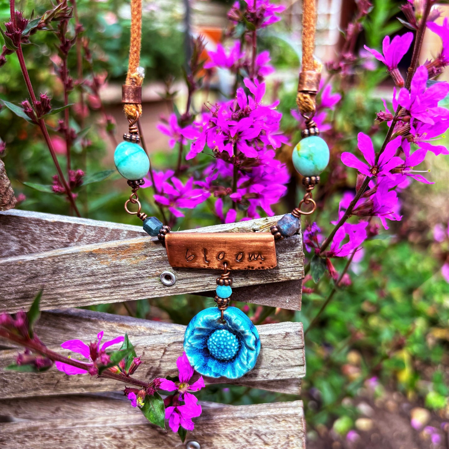Blue Bloom Necklace