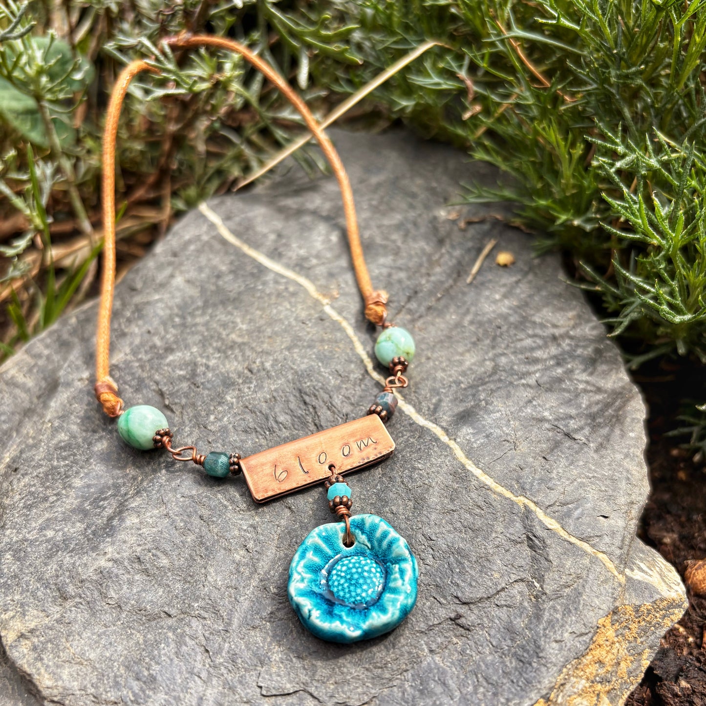 Blue Bloom Necklace