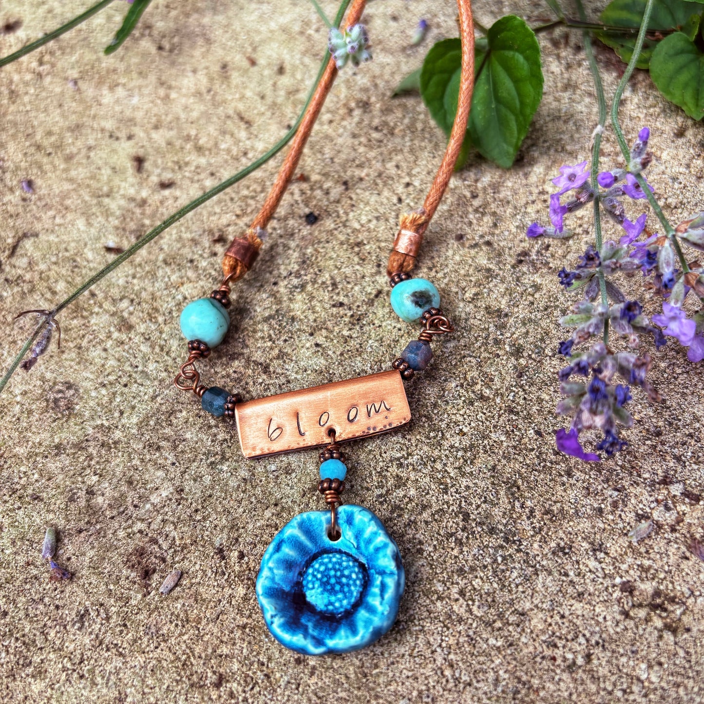 Blue Bloom Necklace