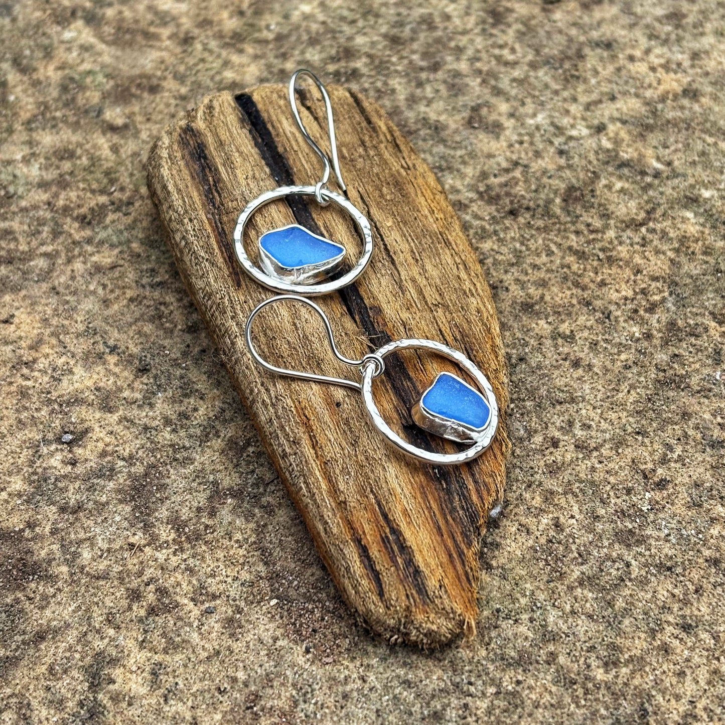 Cornflower Seas Earrings