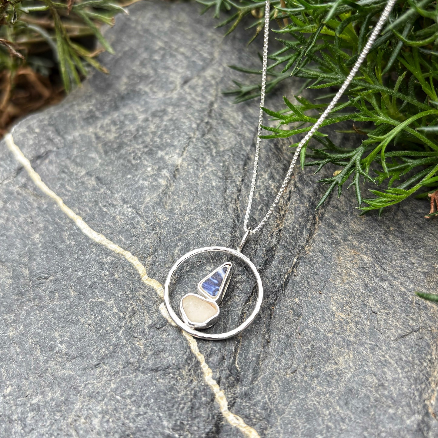 Encircled Sailboat Necklace