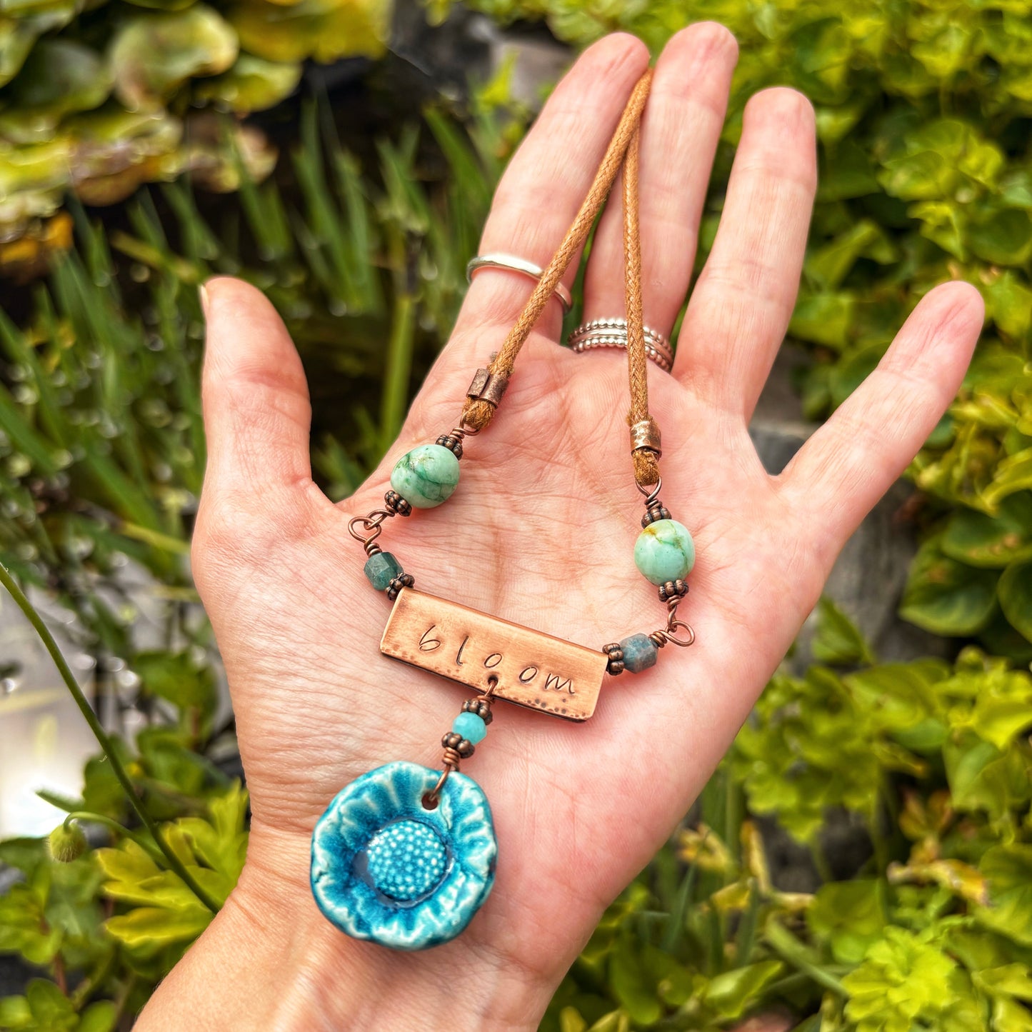 Blue Bloom Necklace