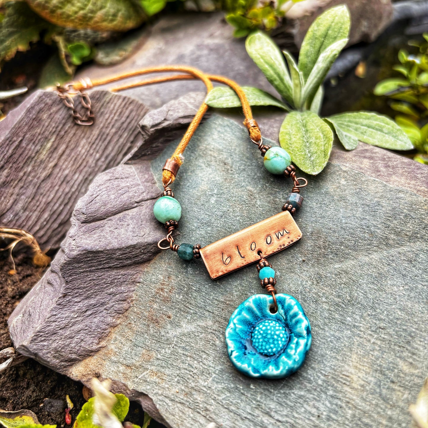 Blue Bloom Necklace