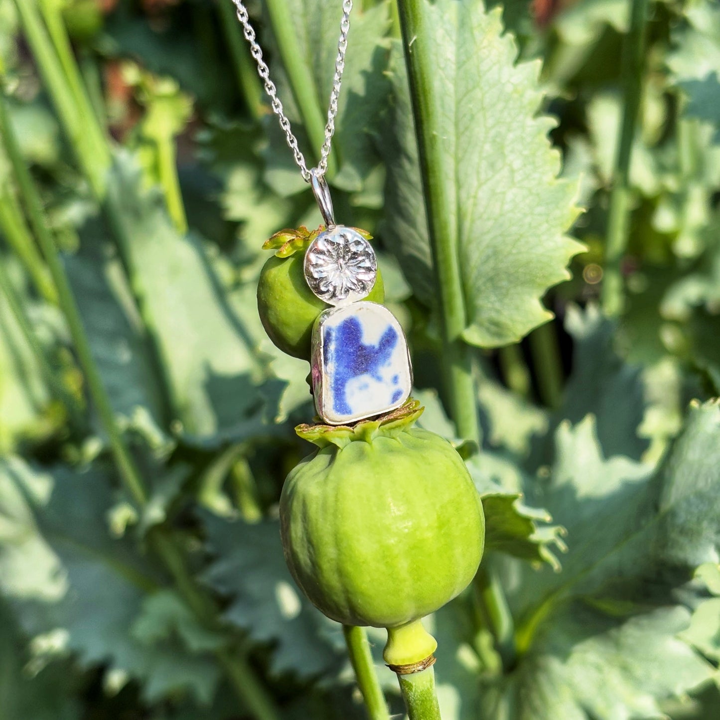 Poppies by the Sea Necklaces