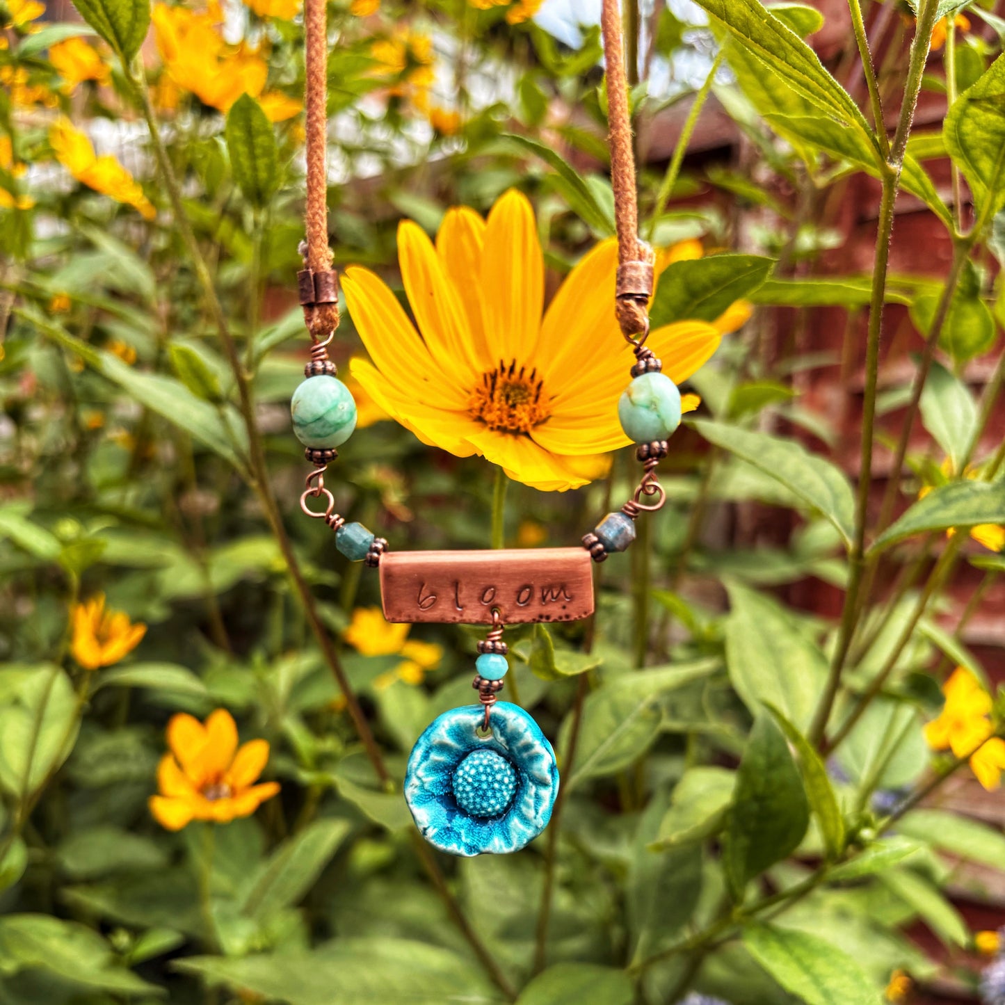Blue Bloom Necklace