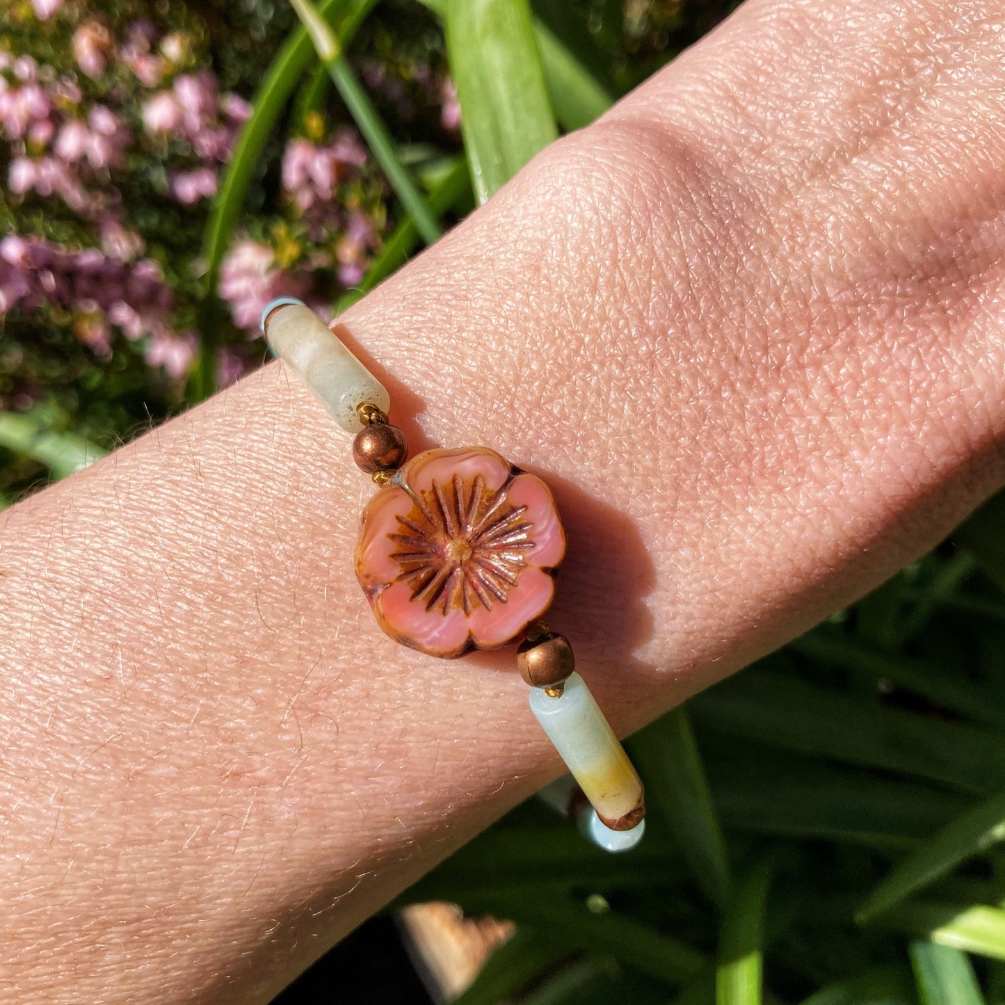 Peach Flower Bracelet
