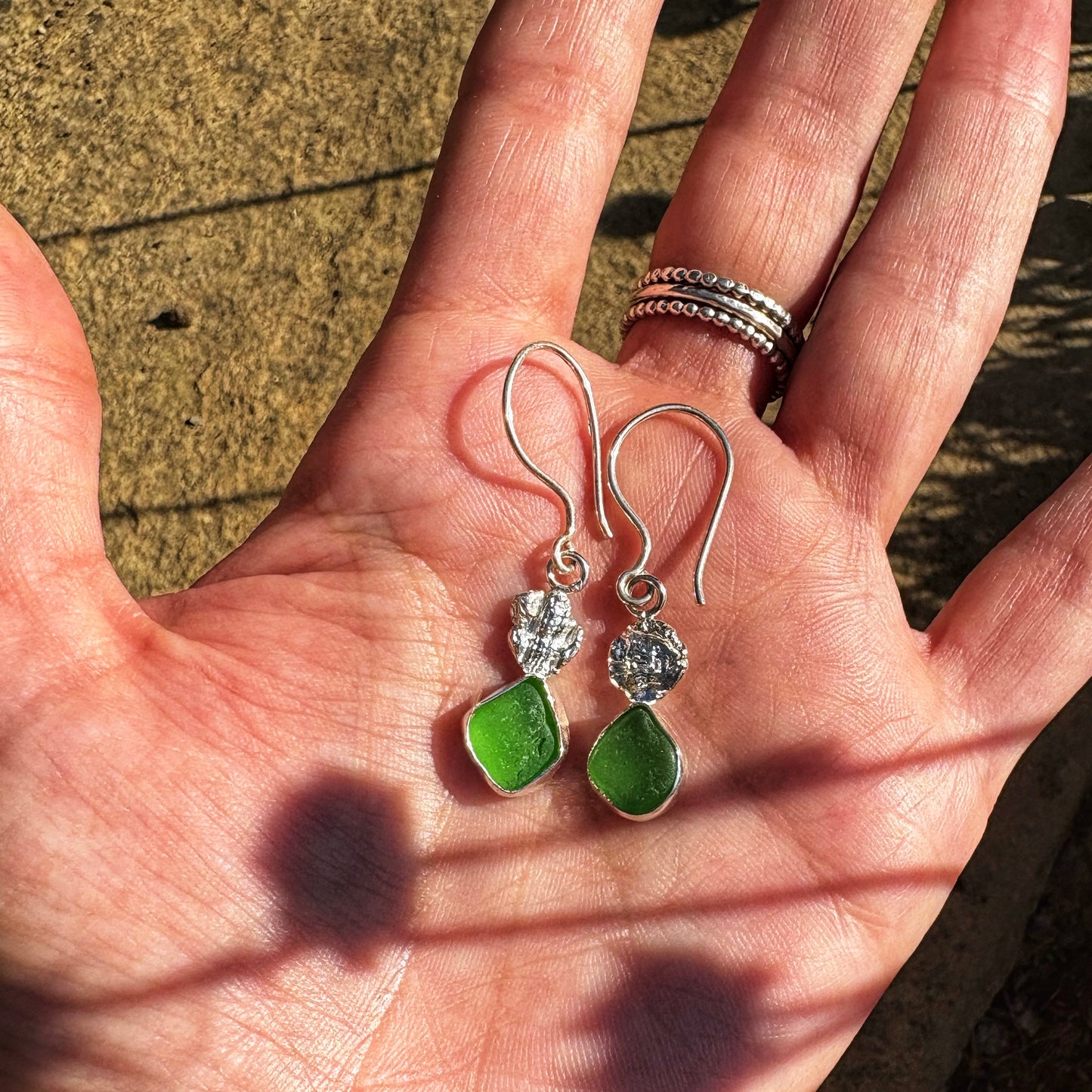 Emerald Tides Earrings