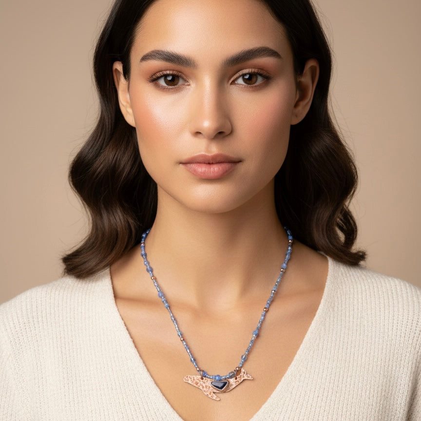 Blue Whale Necklace