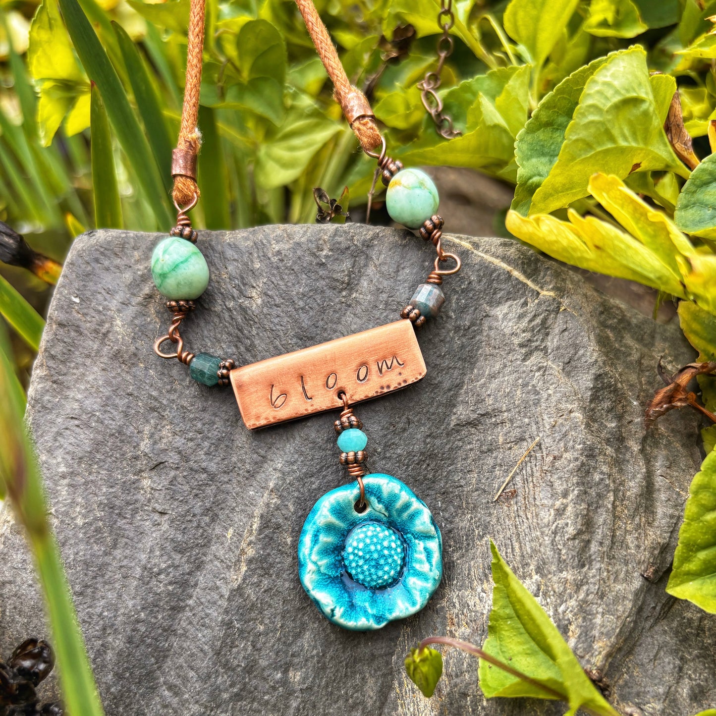 Blue Bloom Necklace