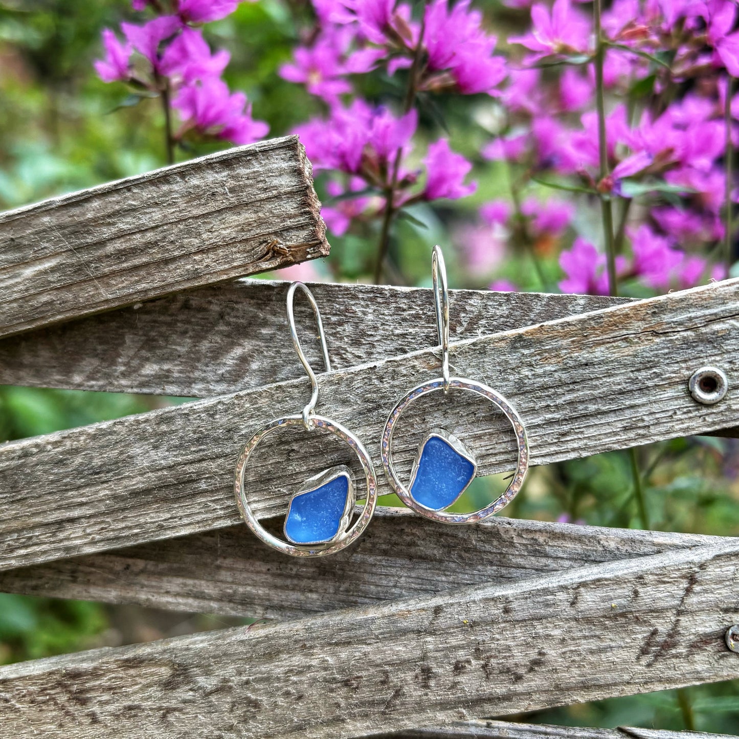 Cornflower Seas Earrings