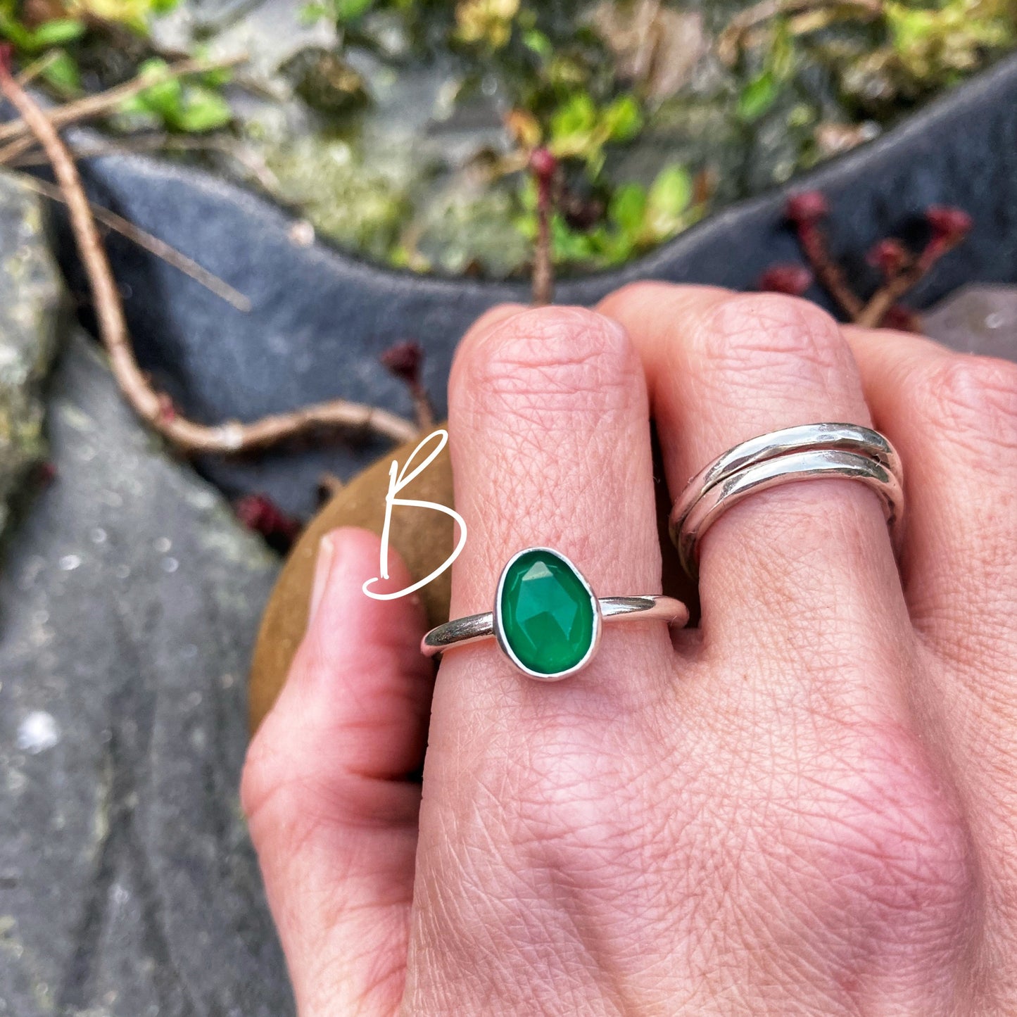 Green with Envy Onyx Rings