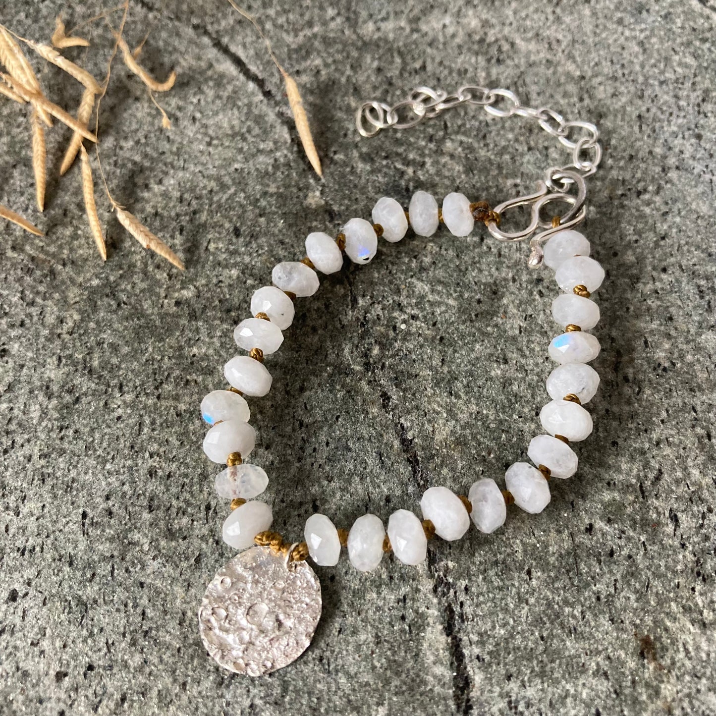 Sterling Silver Moonstone Bracelet