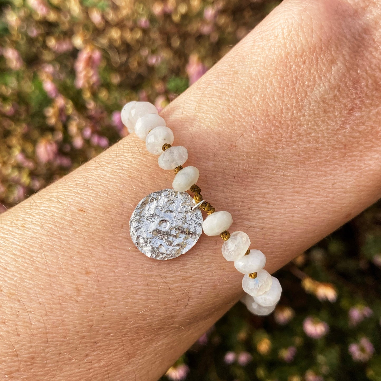 Sterling Silver Moonstone Bracelet