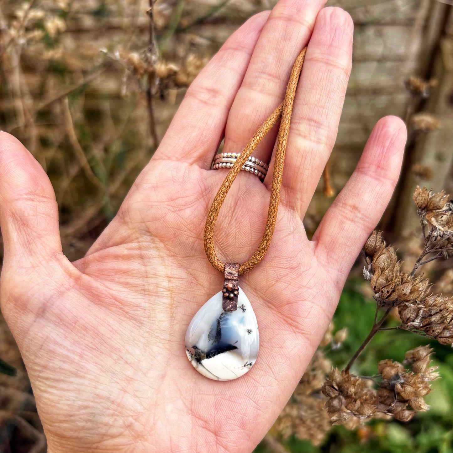 Dendritic Agate Necklace
