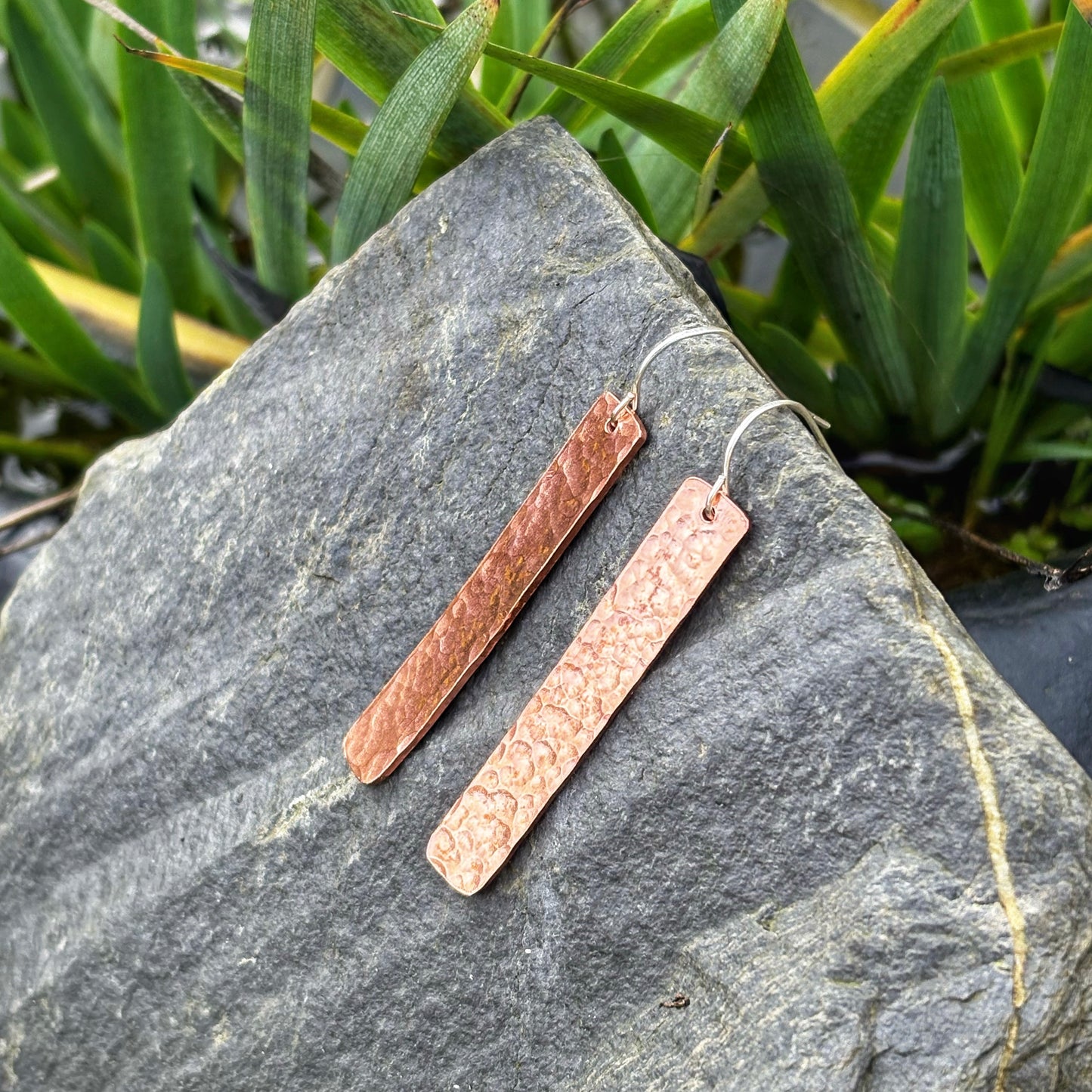 Flowing Creek Copper Earrings