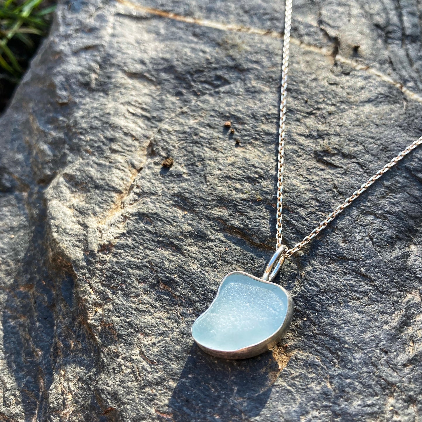 Sea Mist Sea Glass Necklace