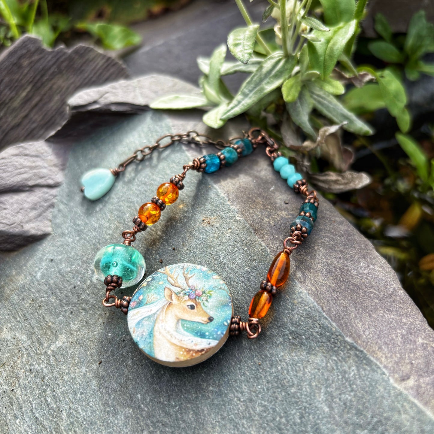 Autumn Stag Bracelet