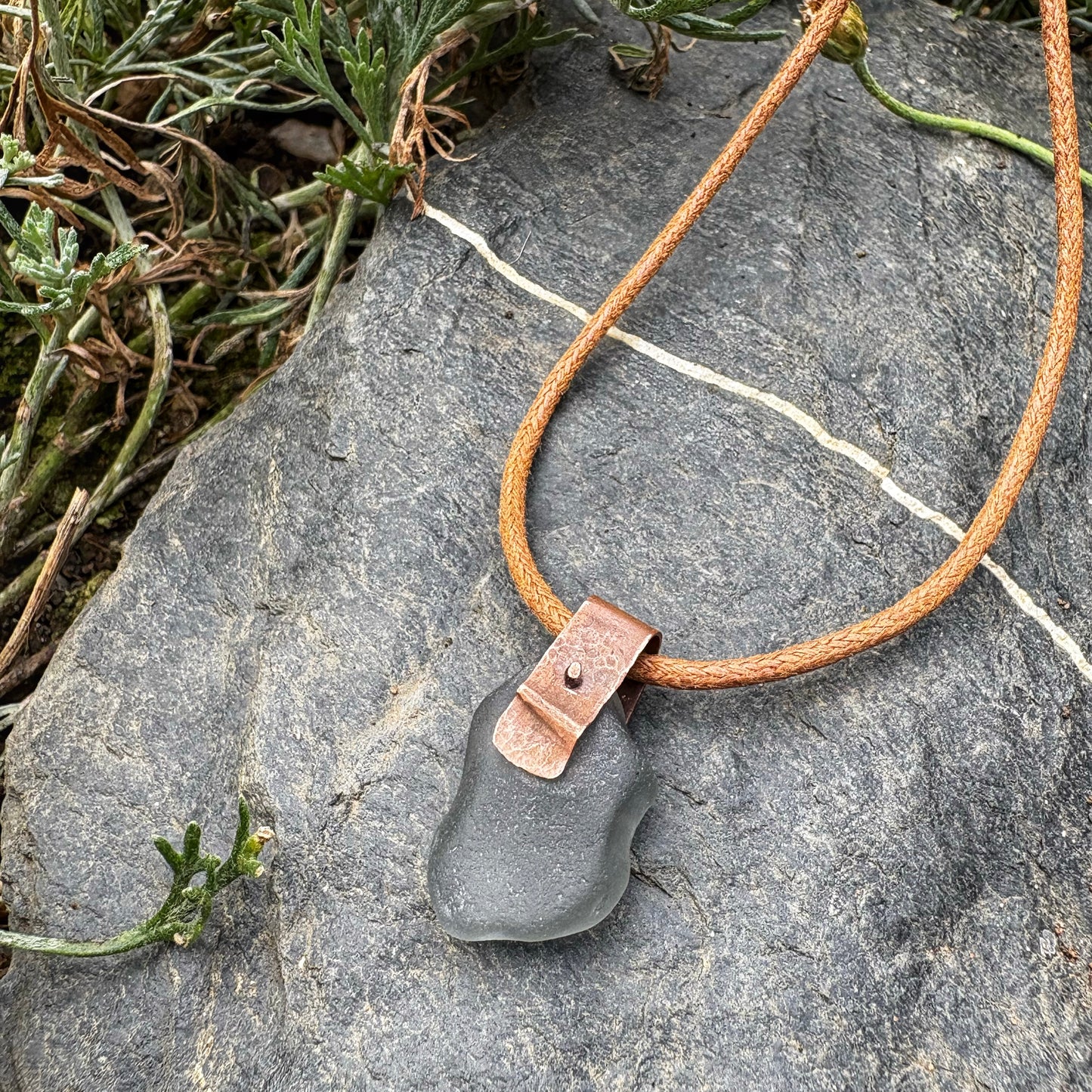 Grey Mermaid Treasure Necklace