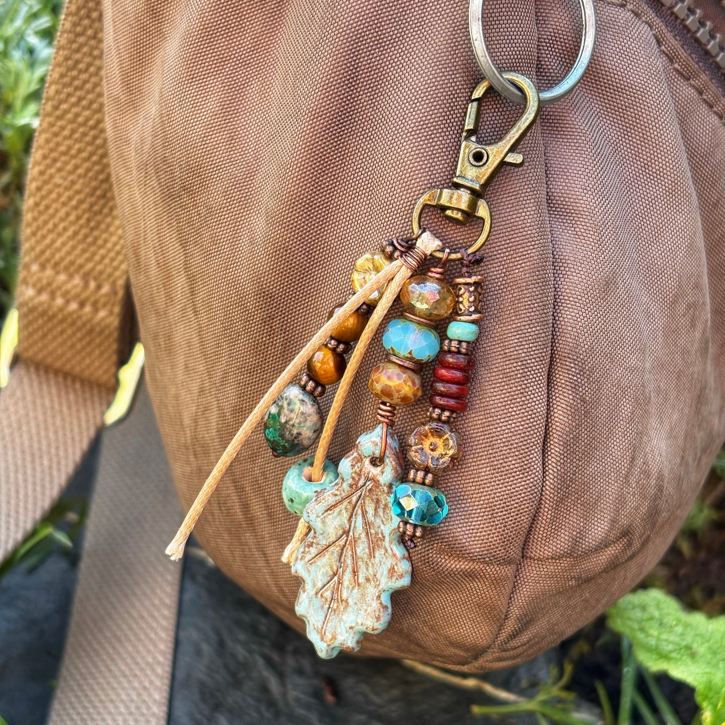Autumn Oak Handbag Charm