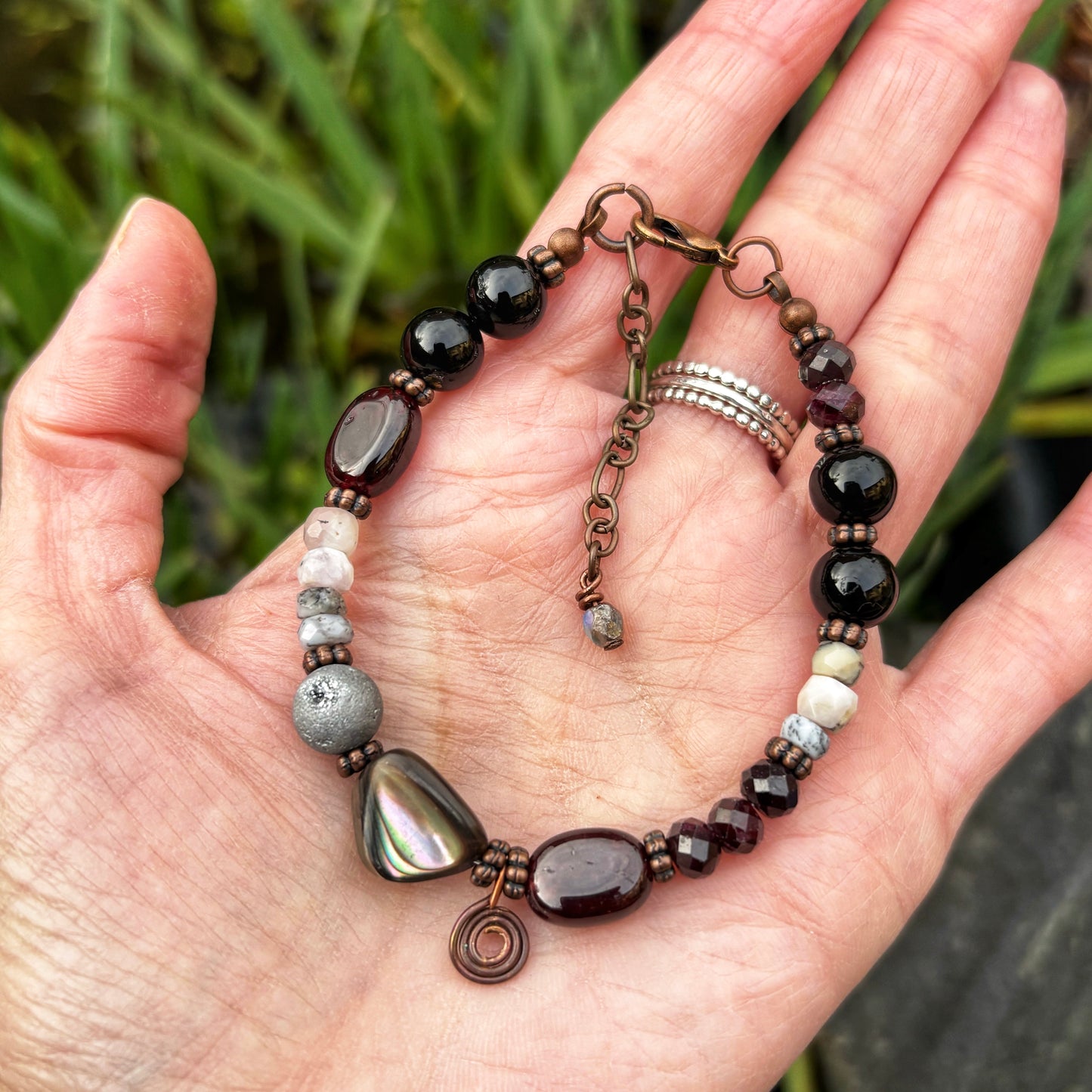 Garnet Berry Bracelet