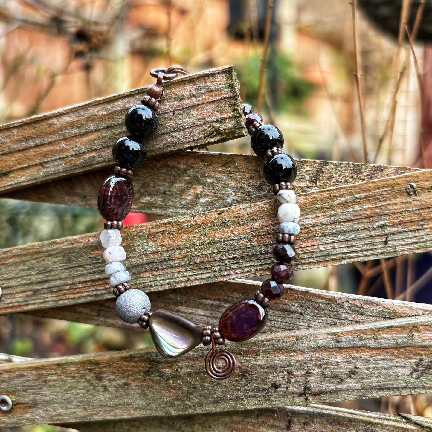 Garnet Berry Bracelet
