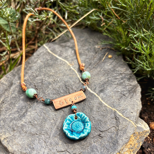 Blue Bloom Necklace