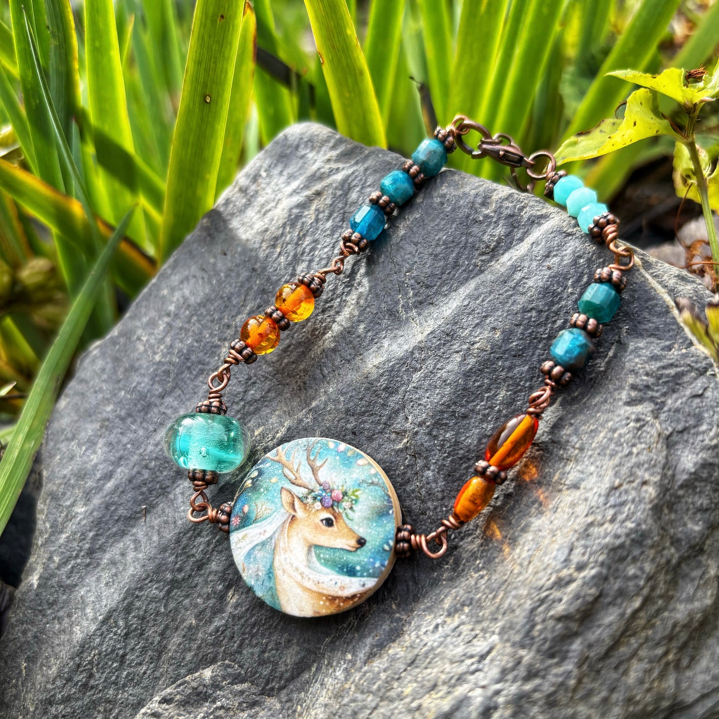 Autumn Stag Bracelet