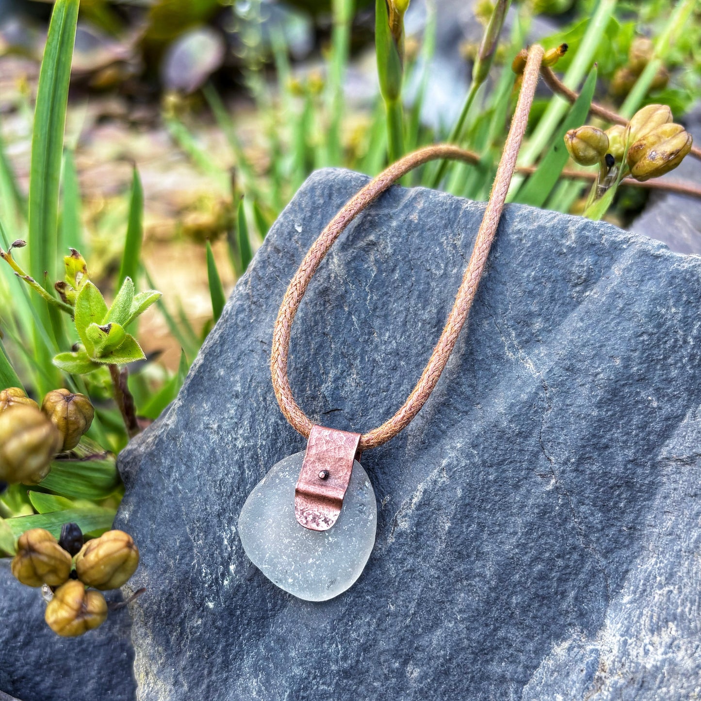 White Mermaid Treasure Necklace