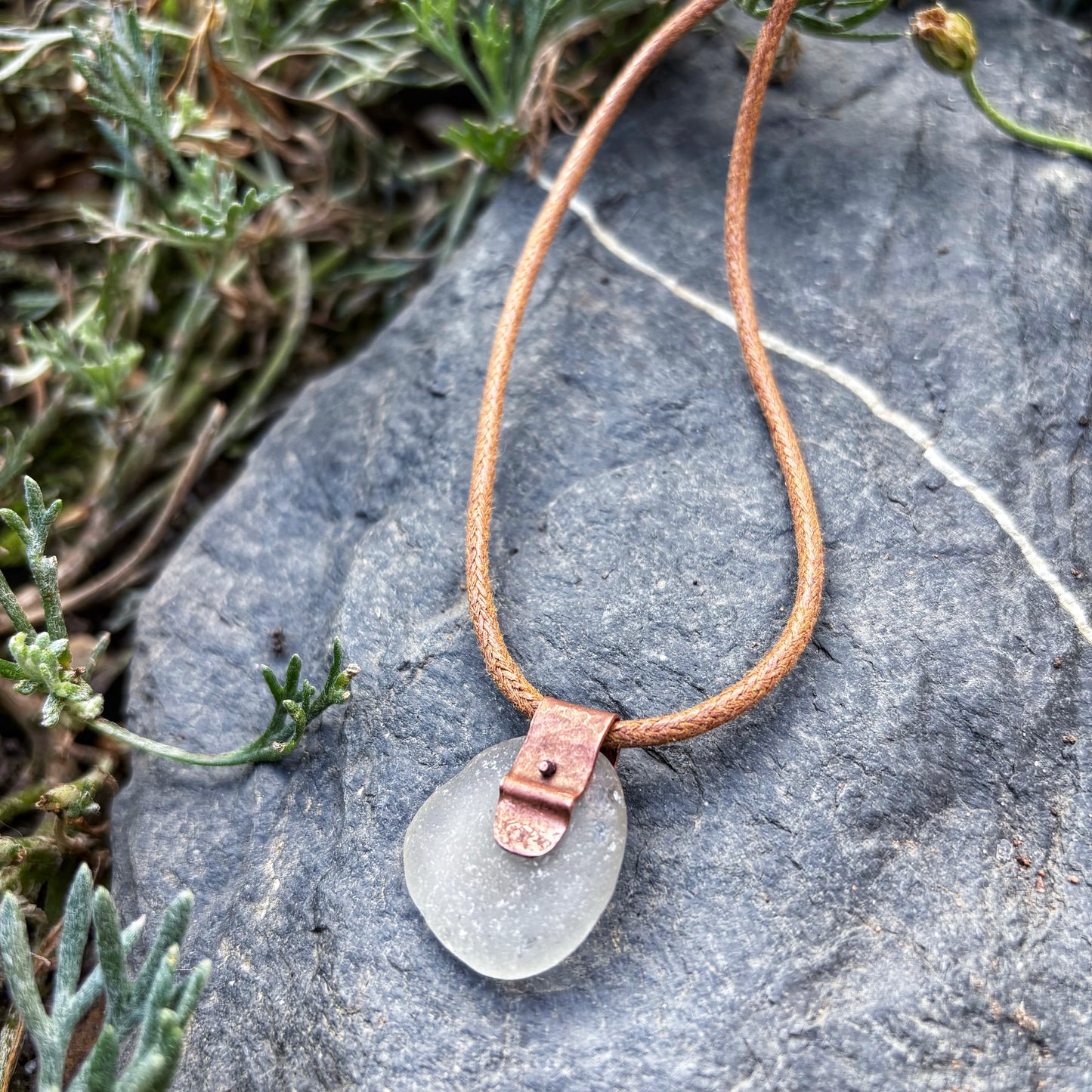 White Mermaid Treasure Necklace