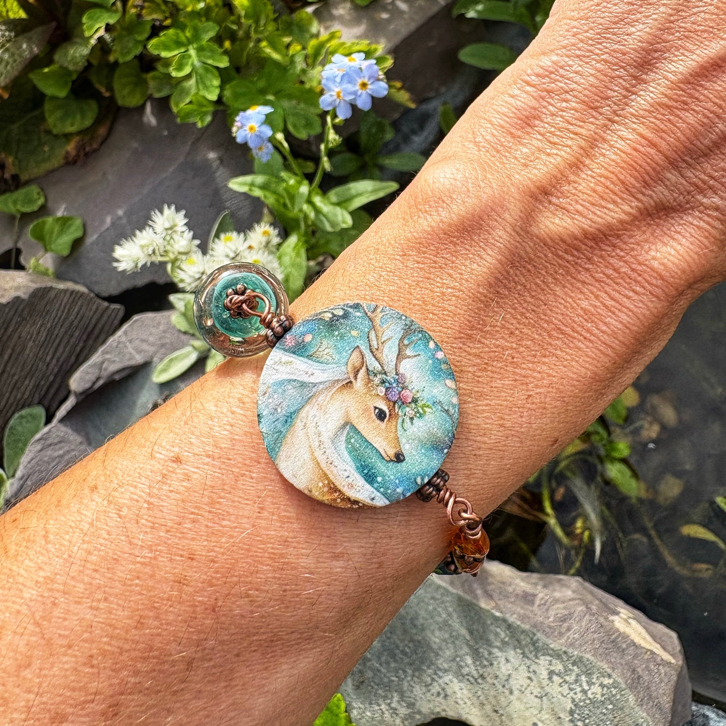 Autumn Stag Bracelet