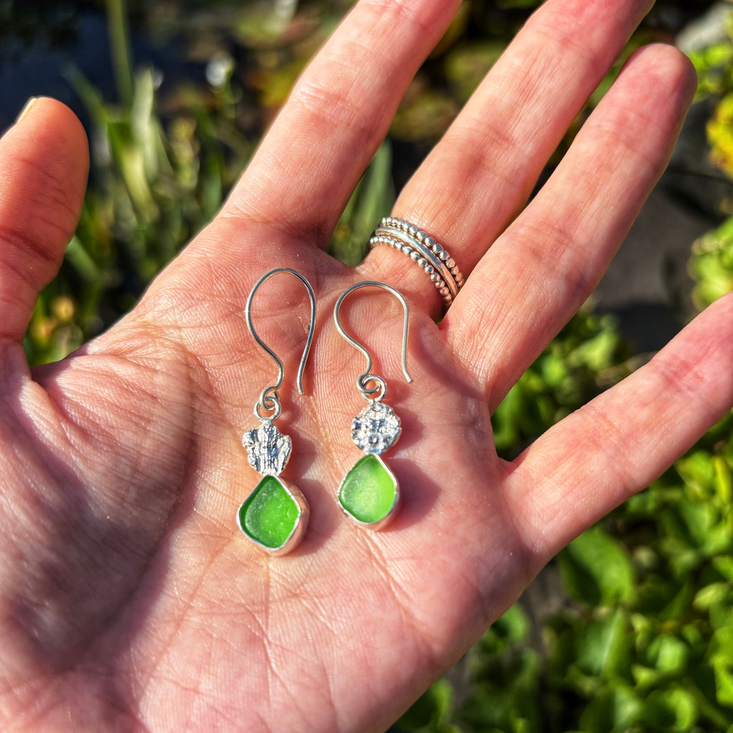 Emerald Tides Earrings