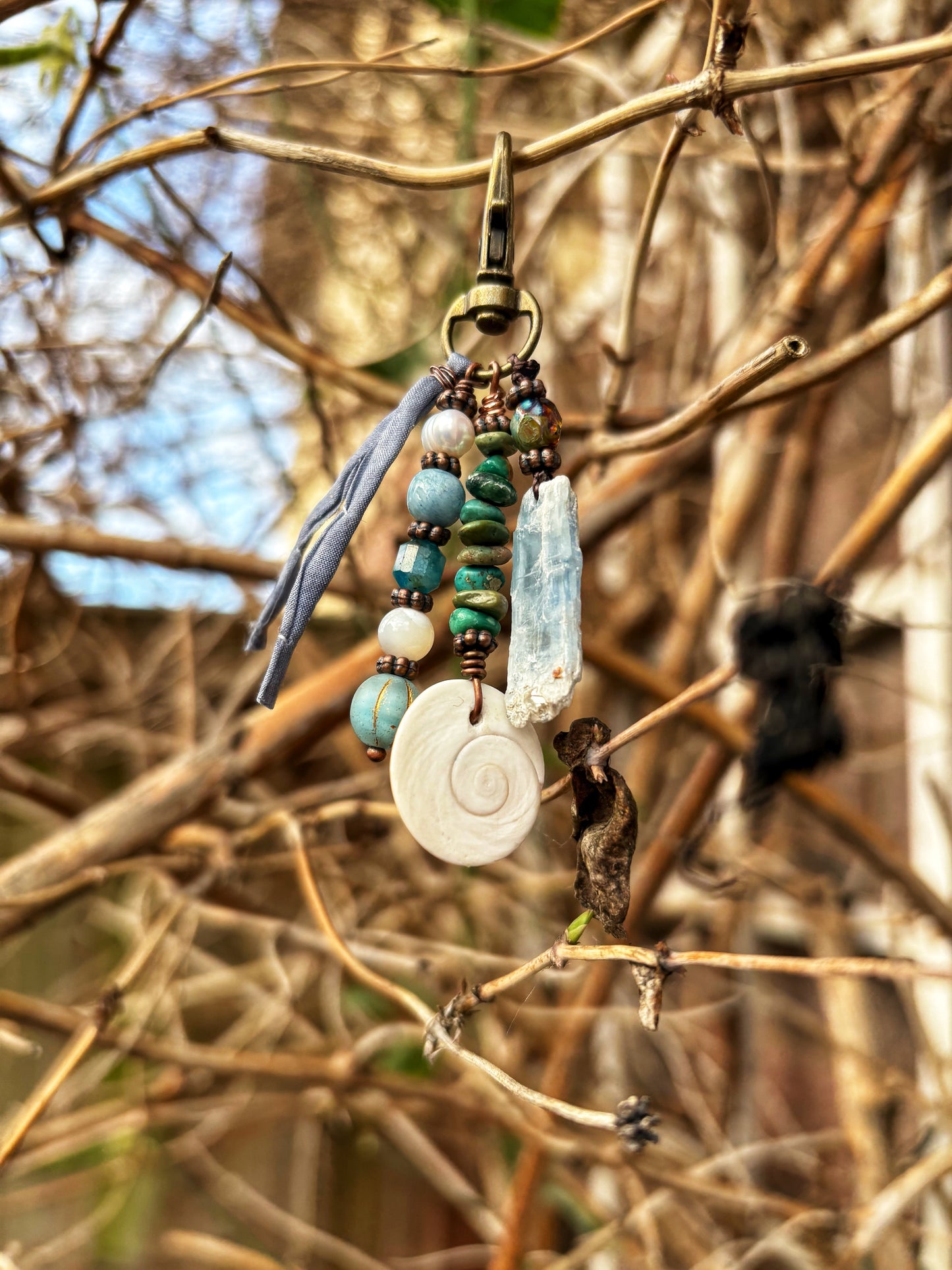 Shiva Shell Handbag Charm