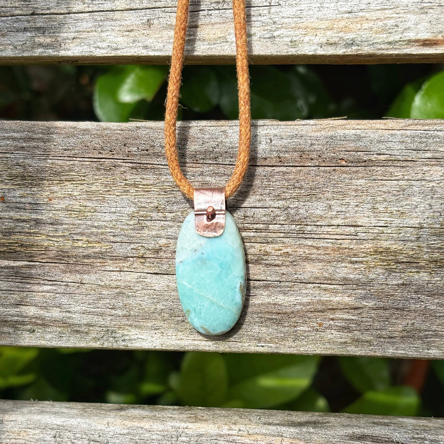 Rustic Larimar Necklace