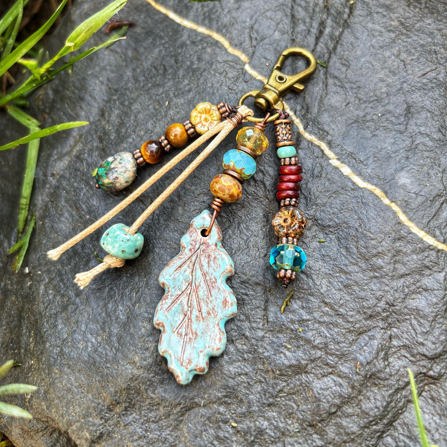 Autumn Oak Handbag Charm