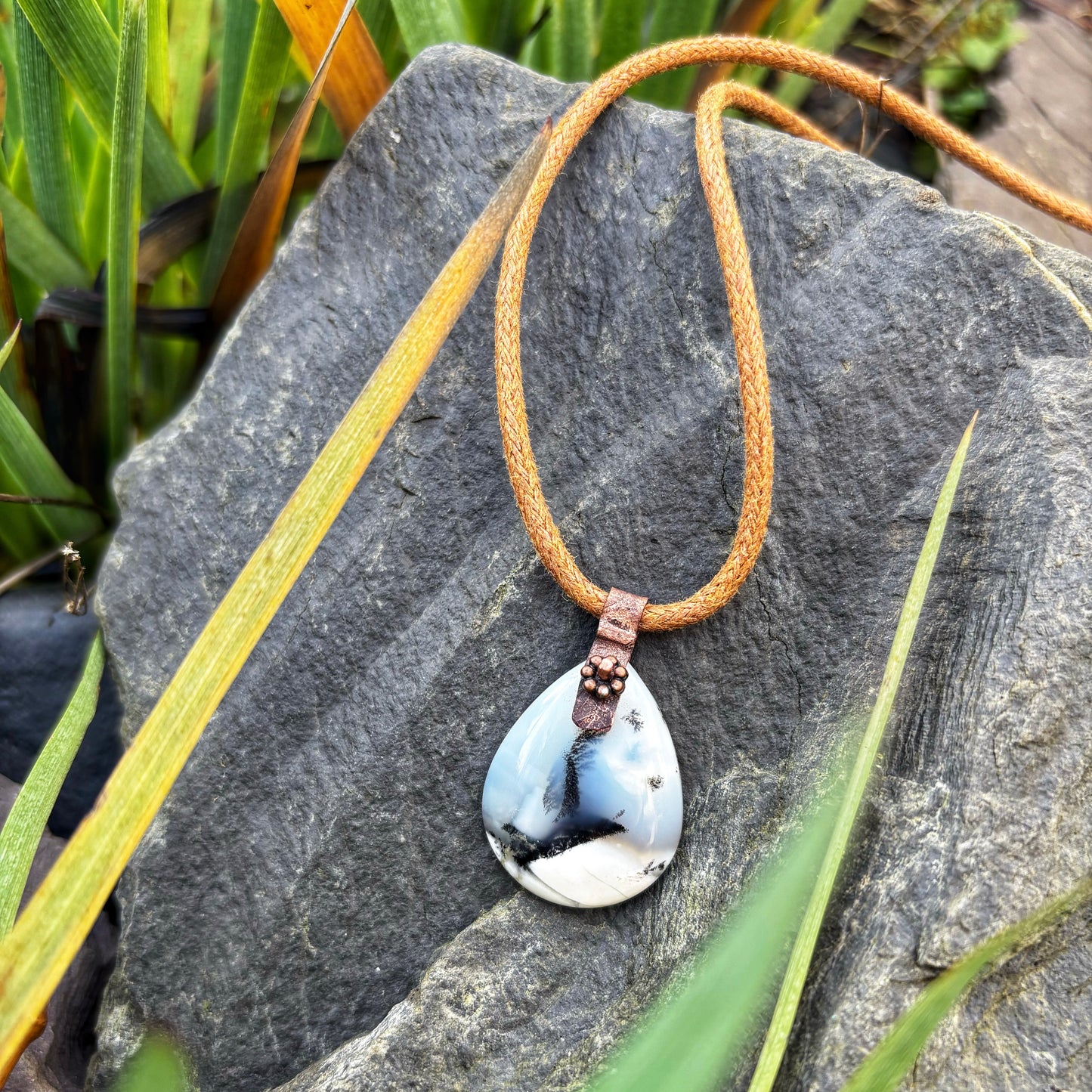 Dendritic Agate Necklace