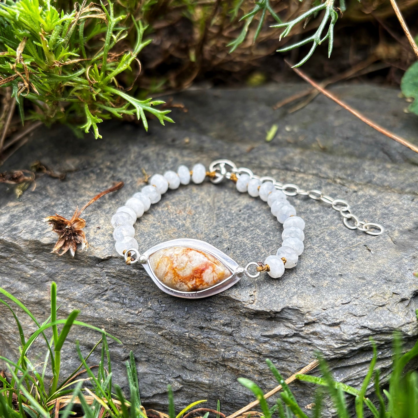 Autumn Moonstone Bracelet