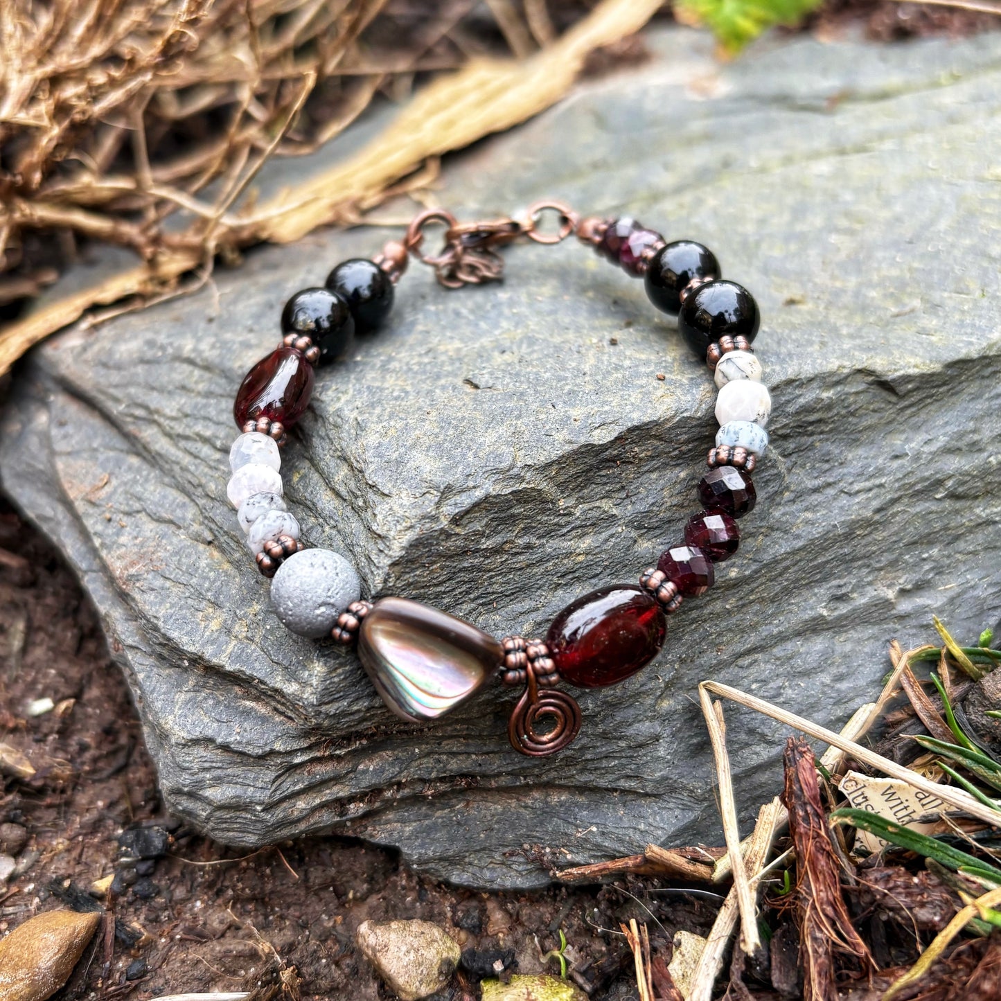 Garnet Berry Bracelet