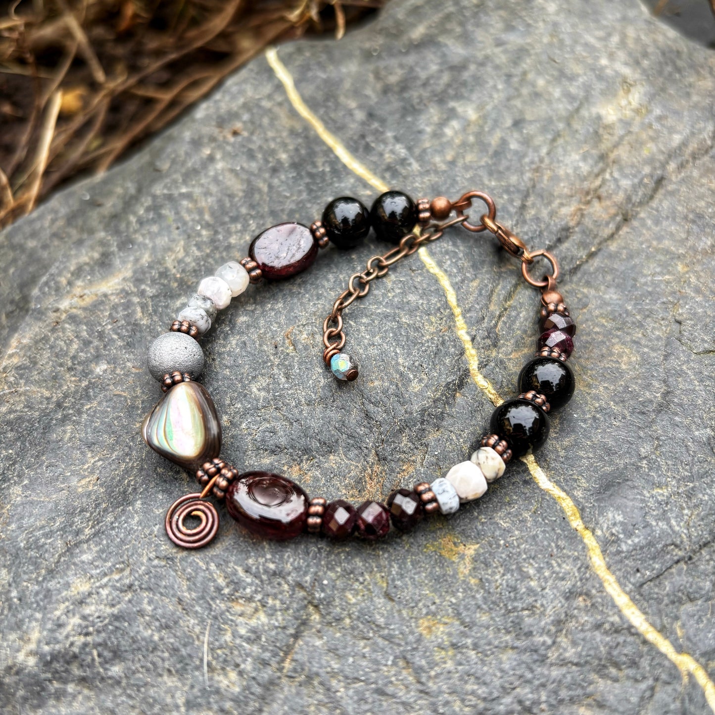 Garnet Berry Bracelet