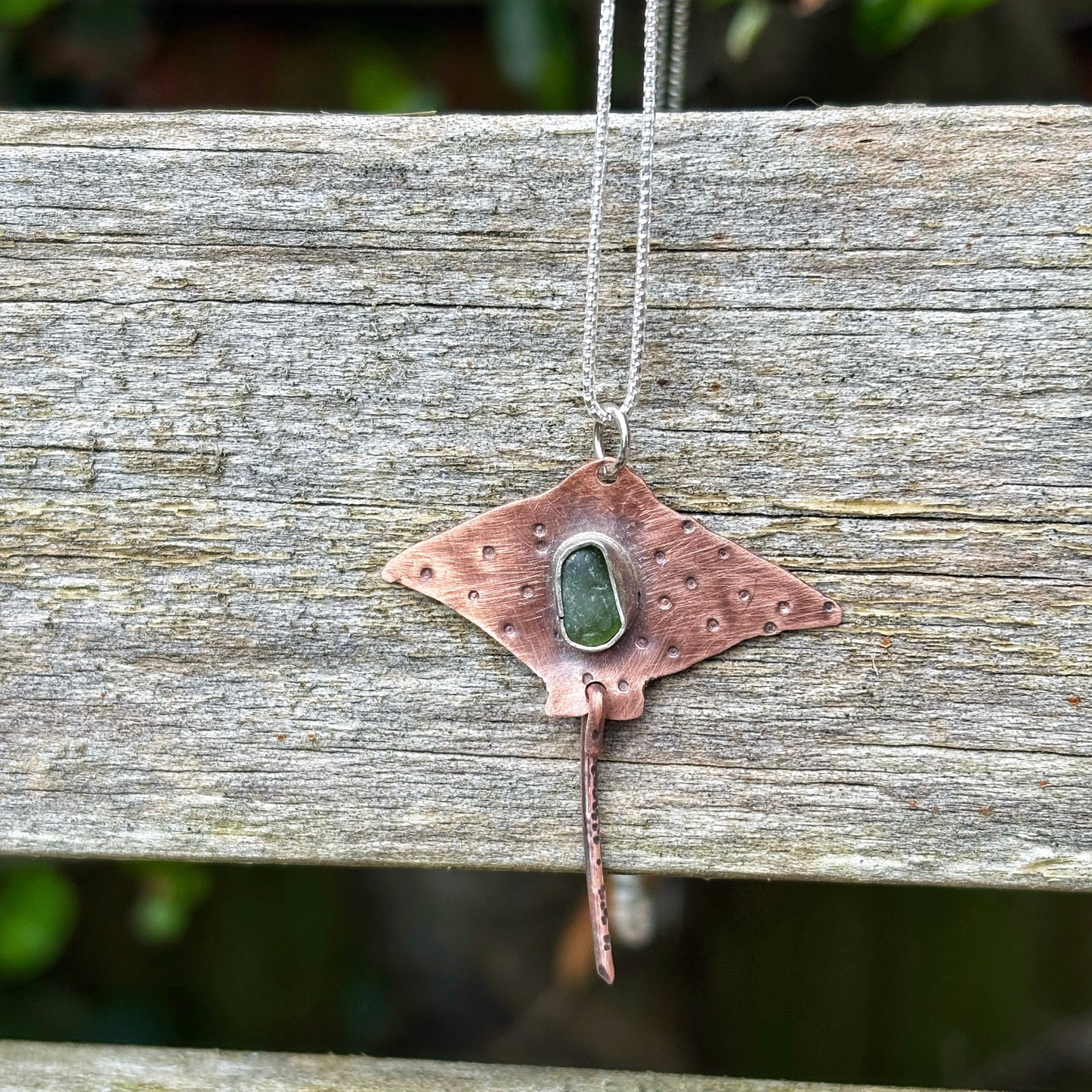 Ocean Forged Ray Necklace