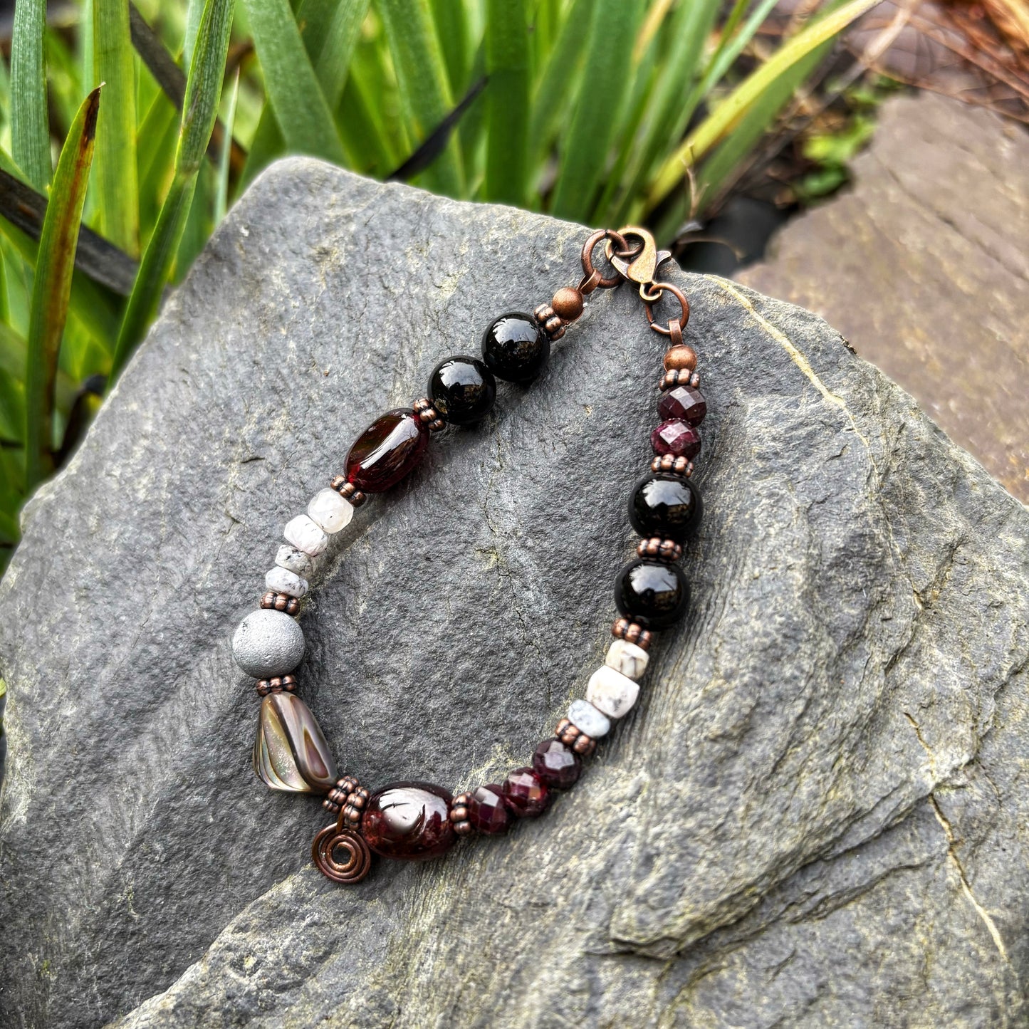 Garnet Berry Bracelet