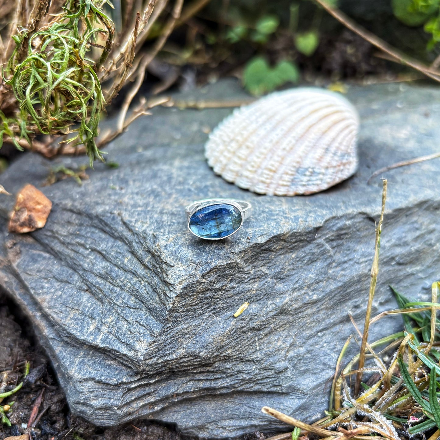 Blue Kyanite Ring