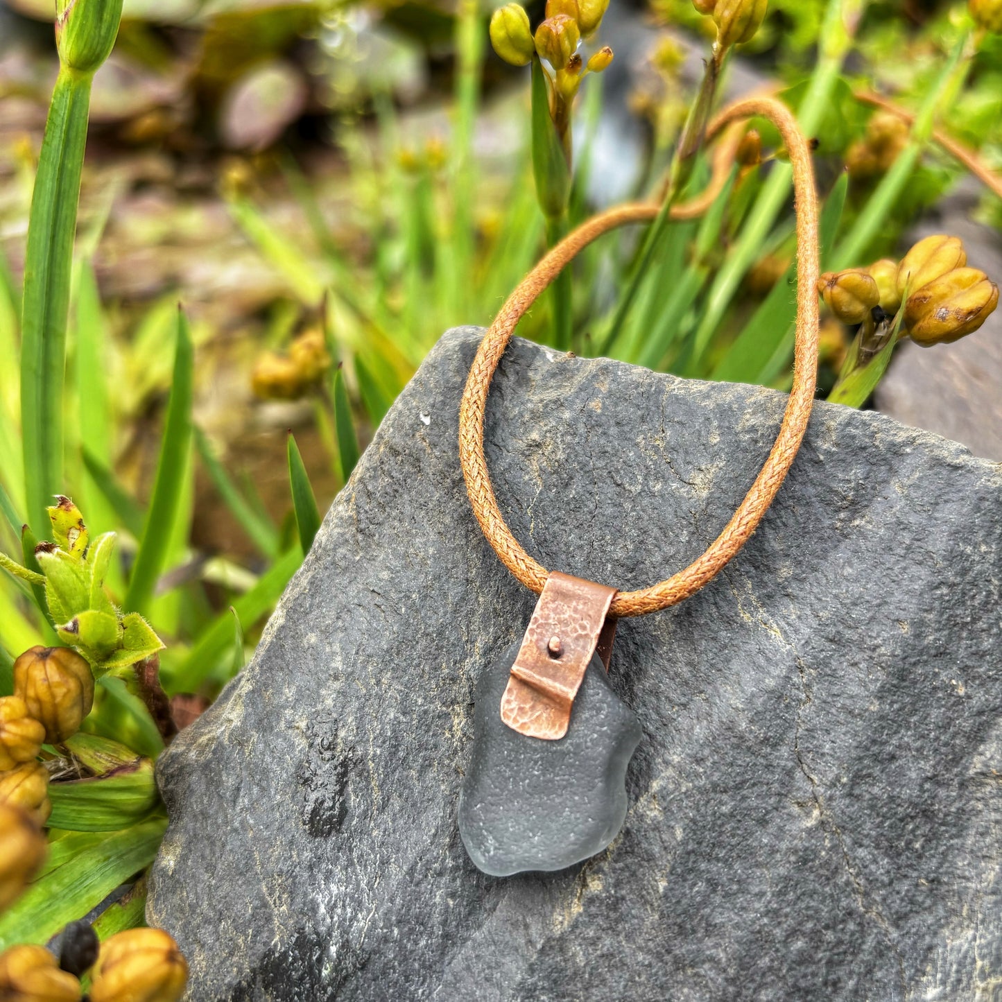 Grey Mermaid Treasure Necklace