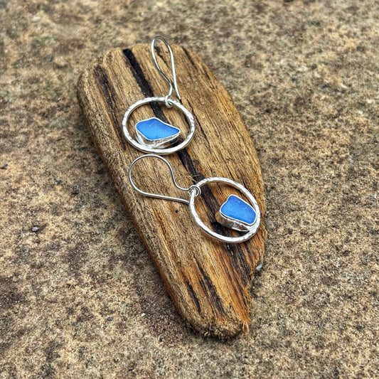 Cornflower Seas Earrings