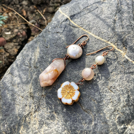 Flowers by the Sea Earrings