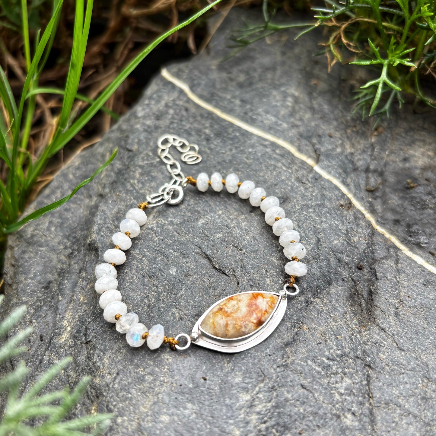 Autumn Moonstone Bracelet