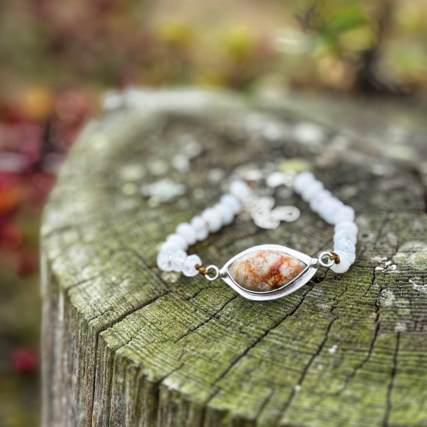 Autumn Moonstone Bracelet