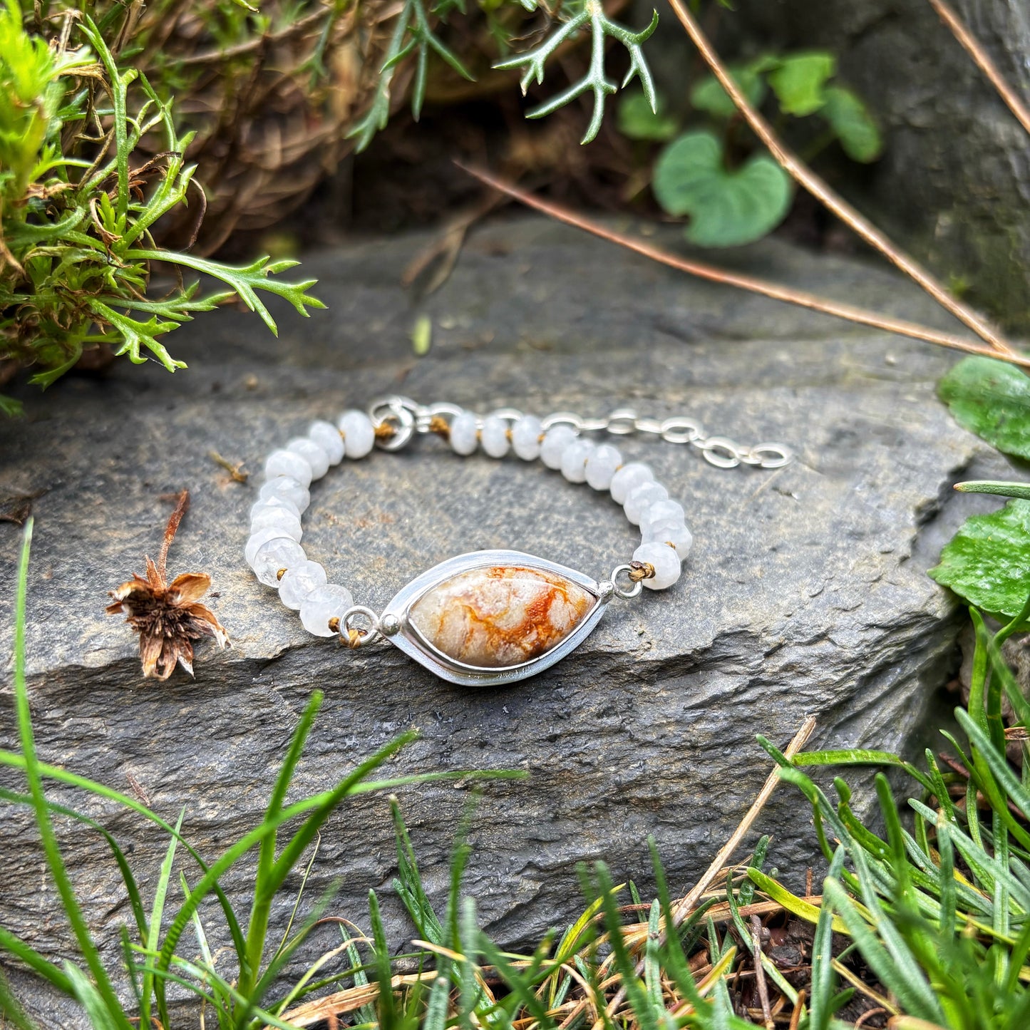 Autumn Moonstone Bracelet